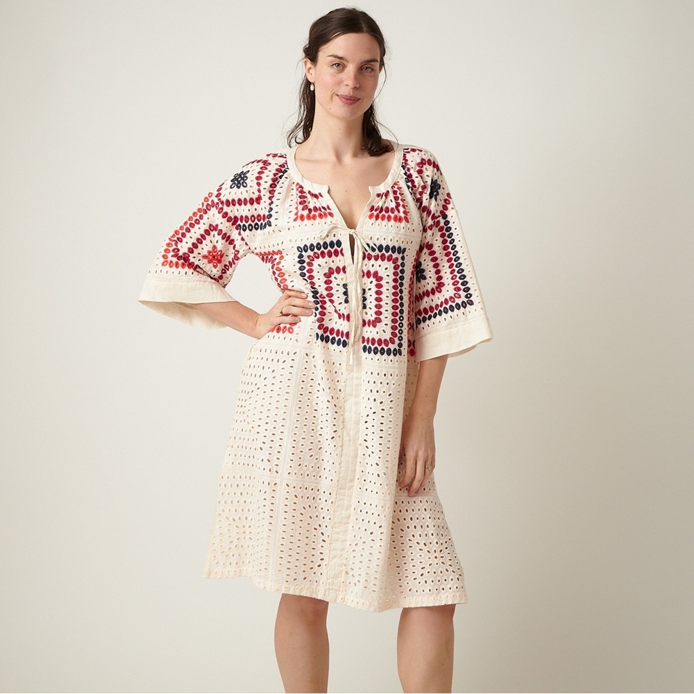 Greek Archaic Kori • Greek Eyelet Tunic